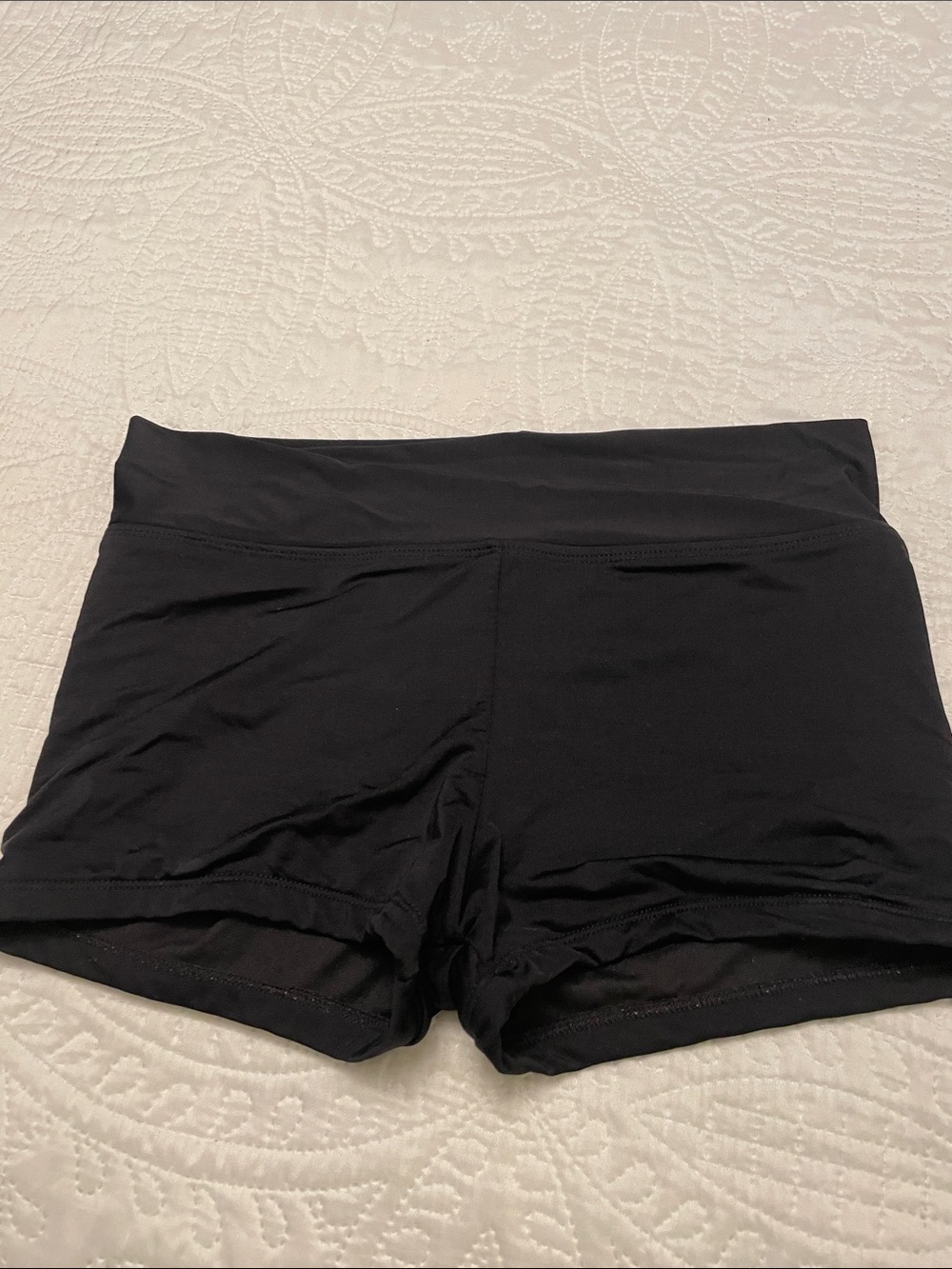 MOSSIMO Black Boy Shorts Swim Bottoms Medium High Waisted - Picture 10 of 10